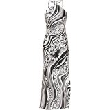 Nasty Gal Obleka črna / bela | Shoptok.si