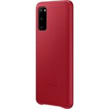 Samsung original usnjen ovitek EF-VG980LRE za Galaxy S20 G980 - zaščita zadnjega dela - rdeča | Shoptok.si