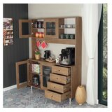 Hanah home Višenamjenska komoda Grano 140, 140 x 187 x 40 cm, Hrast | Eponuda.ba