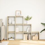  Pregrada/regal za knjige3 razina hrast 137,5x29x103,5 cm drveni | Eponuda.com