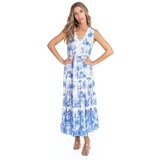 Isla Bonita By Sigris Dolge obleke Dolga Midi Obleka Modra cene