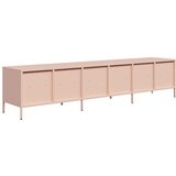 TV ormarić ružičasti 202x39x43,5 cm hladno valjani čelik | Eponuda.com
