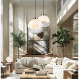 Luster na sajli VANA 1xE27/40W/230V bela/zlatna | Eponuda.com
