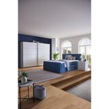 CARRYHOME POSTELJA BOXSPRING 160 cm x 200 cm , tekstil modra | Shoptok.si
