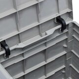  Vrtna kutija za pohranu 90 L svjetlosiva | shoptok.hr