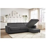 Bobochic Paris temno siva raztegljiva kotna sedežna garnitura (s kotom po izbiri) monaco | Shoptok.si