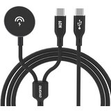 Dudao A12MAXC 2V1 POLNILEC ZA APPLE WATCH USB-C PD 60W ČRN, (22070659) Cene