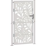 vidaXL Vrtna vrata 105x180 cm otporni čelični valoviti dizajn | shoptok.hr