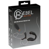 Rebel Vibrator za prostatu Cock Ring with RC Prostate Plug 54022800000, 9.5cm, Crni Cene