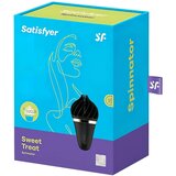 Satisfyer Sweet Treat - brezžični rotacijski klitorisni vibrator (črn) | Shoptok.si