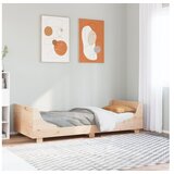 vidaXL Okvir kreveta bez madraca 90 x 190 cm od masivne borovine Cijene
