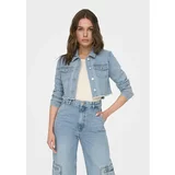 Only Jeans jakna Wonder 15256098 Modra Regular Fit