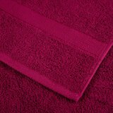  Ručnici za saunu SOLUND 4 kom bordo 80 x 200 cm 600 gsm | shoptok.hr