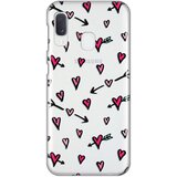  Silikonska maska za Samsung A202F Galaxy A20e Heart Pattern Print Skin providna Cene