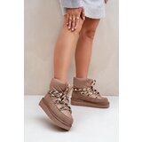 D.Franklin Suede Winter Boots Women With Thick Lacing | Shoptok.si