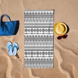 Lessentiel Maison Peškir za plažu Baskili, 75x150 cm, Crno-beli | ePonuda.com
