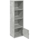 Regal za knjige boja betona 31x24x102 cm konstruirano drvo | Eponuda.ba