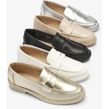 Resti White women's moccasins made of eco leather Zibom- Footwear | ePonuda.com