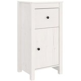  Komoda 2 kosa bela 40x35x80 cm trdna borovina, (20654678) | Shoptok.si