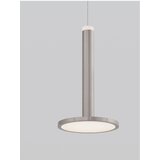 Nova Luce Metalna LED viseća svjetiljka u mat srebrnoj boji ø 15 cm Palencia – | shoptok.hr