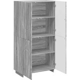  Visoka komoda Siva Sonoma 79 x 41 x 151 cm Konstruirano drvo Slike