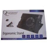 DeepCool N2000IV** Gembird hladnjak za laptop, 15-17 180mm Fan-CONTROL, 2xUSB, 365x265mm, Ergo Stand(599) | ePonuda.com