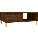 Furnova Klubska mizica rjavi hrast 90x60x35 cm inženirski les, (21915558) | Shoptok.si