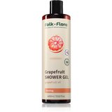 Folk & Flora Grapefruit osvežujoč gel za prhanje 400 ml | Shoptok.si