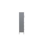 Venture Home vitrina La Paz 35 × 160 × 70 cm, svijetlosiva | shoptok.hr
