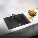 Blanco 526152 DARAS jednoručna baterija za sudoper, okretni donji izljev, crna | shoptok.hr
