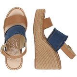 Replay Sandali s paščki modra / rjava | Shoptok.si