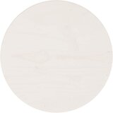  Ploča za stol bijela Ø 30 x 2,5 cm od masivne borovine | shoptok.hr