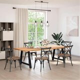 vidaXL Noge stolića za kavu A-oblika 2 kom crne 100x(72-73) cm čelik | shoptok.hr