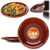 KADAX Jedilni krožnik 24 cm Komplet 2 krožnikov iz keramične keramike, (5000355334) | Shoptok.si