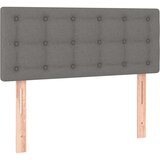vidaXL Krevet box spring s madracem LED tamnosivi 120 x 190 cm tkanina | shoptok.hr