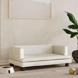  Krevet za pse krem 80 x 45 x 30 cm baršunasti | shoptok.hr