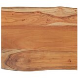Stolna ploča 70x60x2,5 cm pravokutna bagremovo drvo živi rub | Eponuda.ba