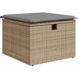  6-dijelni set vrtnih sofa s jastucima bež od poliratana bagrem | shoptok.hr