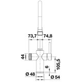 Blanco enoročna kuhinjska armatura s prho CATRIS-S Flexo, Črna mat (525793) Cene