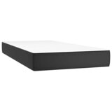  box spring s madracem LED crni 120 x 190 cm umjetna koža | shoptok.hr