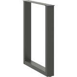 vidaXL Noge stolića za kavu U-oblika 3 kom antracit 70x(72-73)cm čelik | shoptok.hr