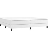  Okvir za krevet s oprugom bijela 200x200 cm od umjetne kože | shoptok.hr