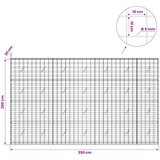  Gabion s žicom debljine 5 mm i mrežom 10x10 cm 350x20x200 cm Slike