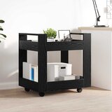 Kolica za stol Crni hrast 60 x 45 x 60 cm Konstruirano drvo Cijene