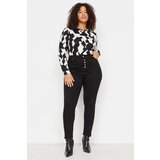 Trendyol Curve Plus Size Jeans - Black - Skinny Cene