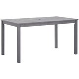  Vrtni stol sivi isprani 140 x 80 x 74 cm masivno bagremovo drvo | shoptok.hr
