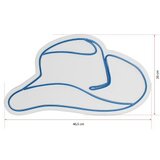 WALLXPERT dekorativna plastična led rasveta cowboy hat blue | ePonuda.com