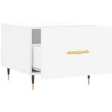  Stolić za kavu bijeli 50 x 50 x 40 cm od konstruiranog drva | Eponuda.com