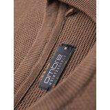 Ombre Men's fine-textured knit shirt - light brown | Shoptok.si
