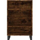 Visoka komoda boja hrasta 57 x 35 x 90 cm od konstruiranog drva | shoptok.hr